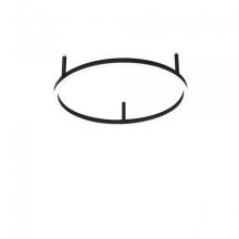 Oracle_slim plafon sufitowy d70 36W led 3000K czarny